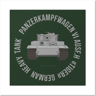 Panzerkampfwagen VI Ausf.H Tiger German Heavy Tank Posters and Art